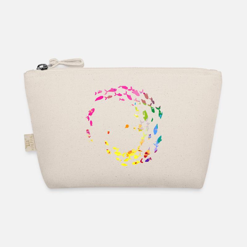 banc de poissons, poissons, peinture, graffitis, couleurs vives Trousse biologique