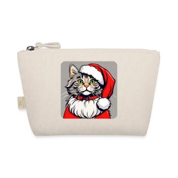 Chat de Noël mignon - Trousse biologique - nature - Devant