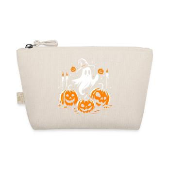 Halloween ghost - Organic Pouch - nature - Front