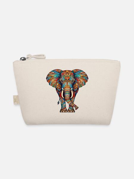Elefant - Bio-Täschchen - Natur