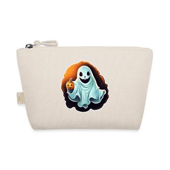 Halloween Ghost - Organic Pouch - nature - Front