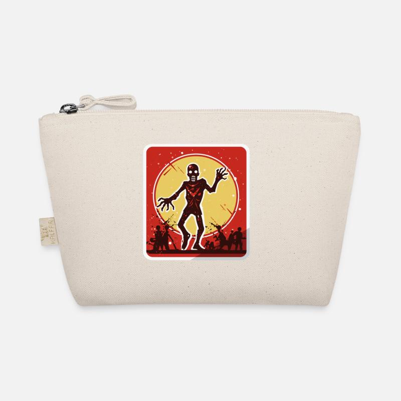 Signe d’avertissement de Zombie d’Halloween Trousse biologique
