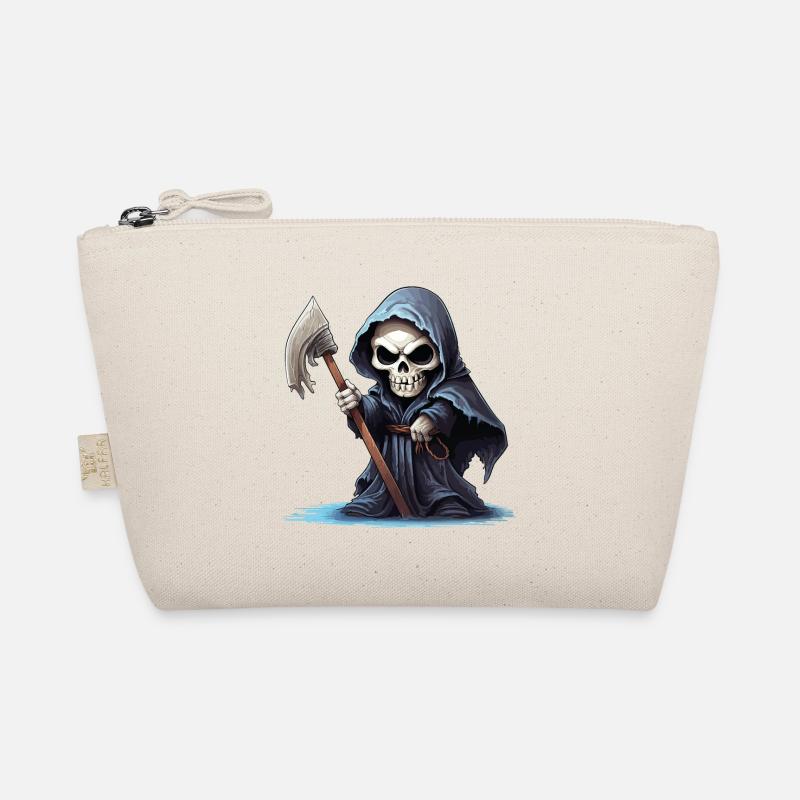 Grim Reaper, Scythe, Death, Skull, Skull, Skeleton - Organic Pouch - nature