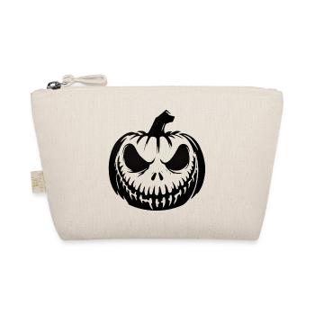 Pumpkin Ghost Halloween - Organic Pouch - nature - Front