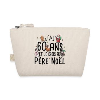 60 Ans Anniversaire Cadeau Père Noël Humour - Trousse biologique - nature - Devant
