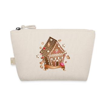 Christmas Cookies Gingerbread House for Christmas - Organic Pouch - nature - Front