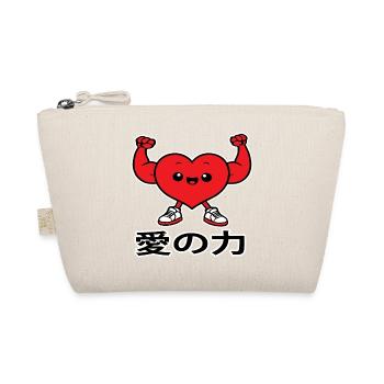 愛の力 love kawaii chibi japan - Trousse biologique - nature - Devant