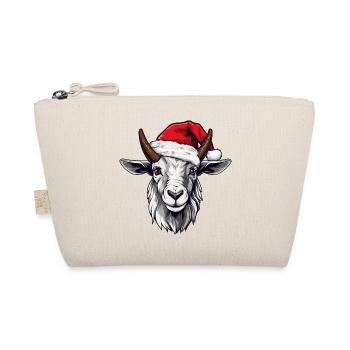Tête d’animal de Noël de chèvre - Trousse biologique - nature - Devant