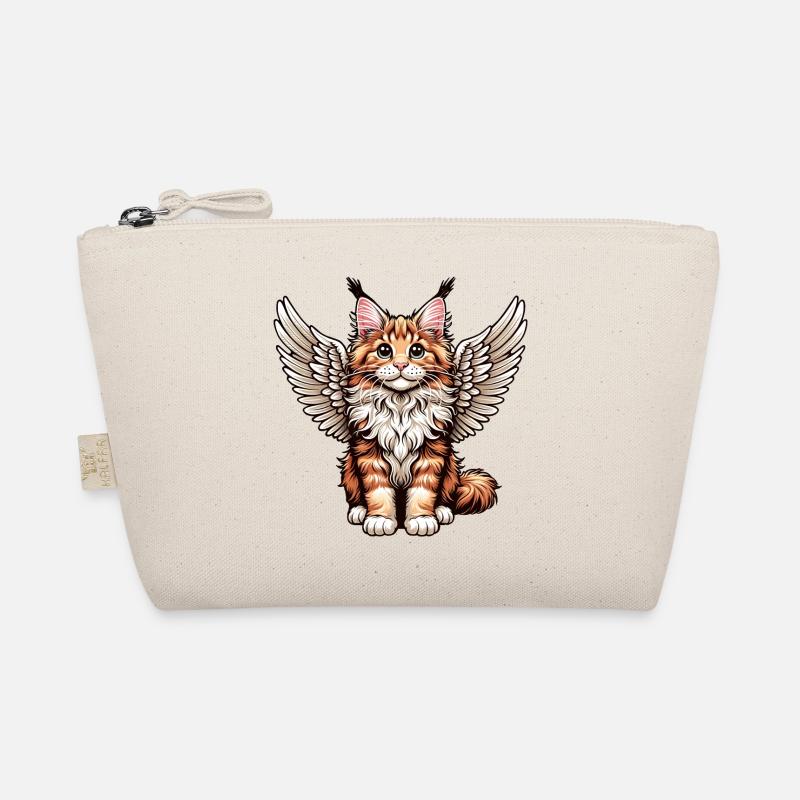 Maine Coon Cat - ange mignon avec des ailes Trousse biologique
