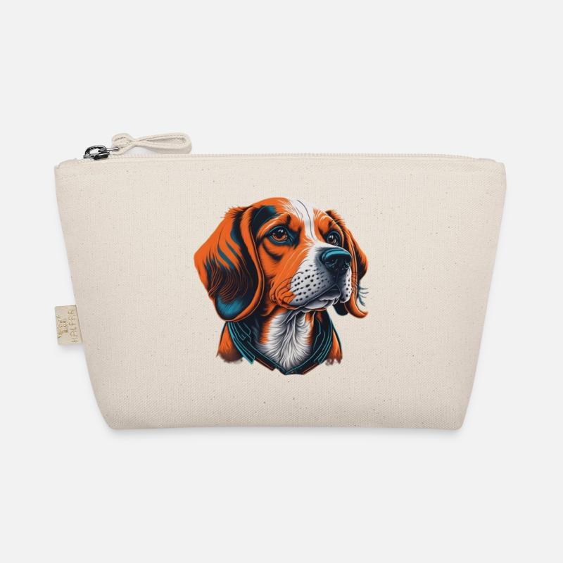 Beagle Kopf Bio-Täschchen