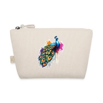 Peacock / Animal / Zoo / Plumage / Natural Beauty - Organic Pouch - nature - Front