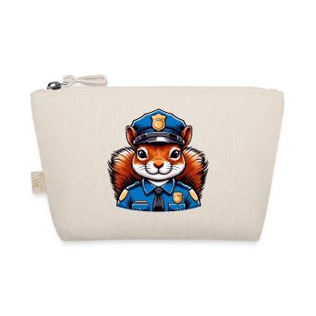 Officer Squirrel - Organic Pouch - nature - Front