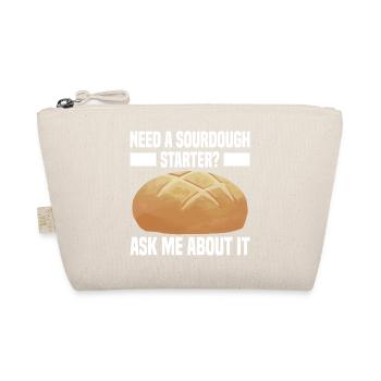 Sauerteig Bäcker | Brotbäcker Brot Backen Geschenk - Bio-Täschchen - Natur - Vorne