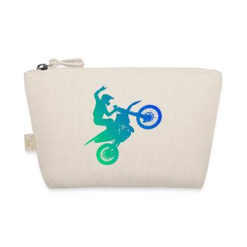 Dirt Biker Supermoto Motocross Freestyle Motocross - Bio-Täschchen - Natur - Vorne