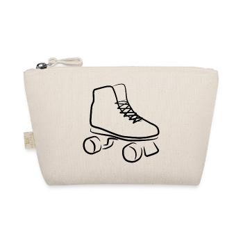 Rollschuhe Skizze - Bio-Täschchen - Natur - Vorne