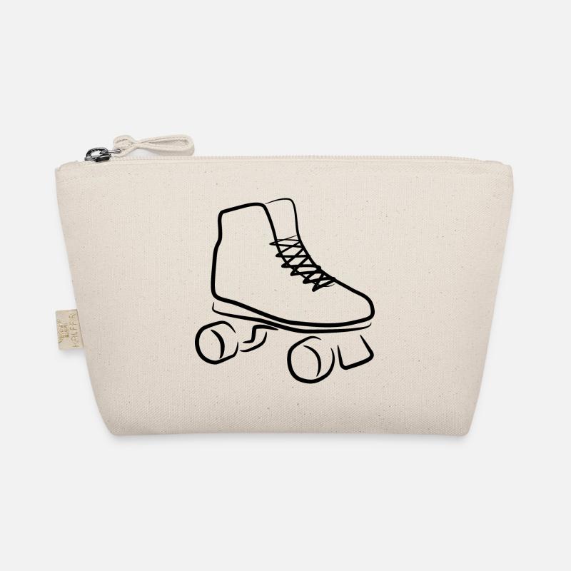 Roller Skates Sketch Organic Pouch