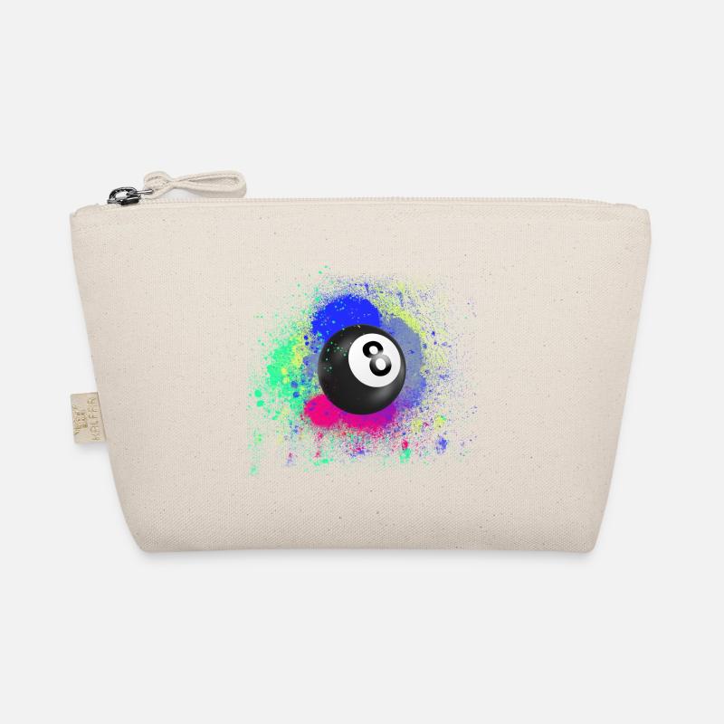 schwarze 8,billardkugel,n8,billardkugel,billard Bio-Täschchen