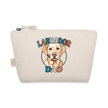 Yellow Labrador Dad Dog Dog Labbi Wilsigns - Organic Pouch - nature - Front