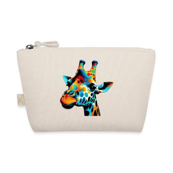Girafe Pop Art - Trousse biologique - nature - Devant