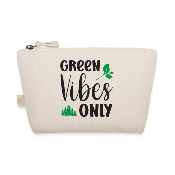 Nur grüne Vibes - Bio-Täschchen - Natur - Vorne
