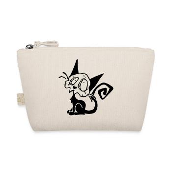 Skull Black Cat - Trousse biologique - nature - Devant