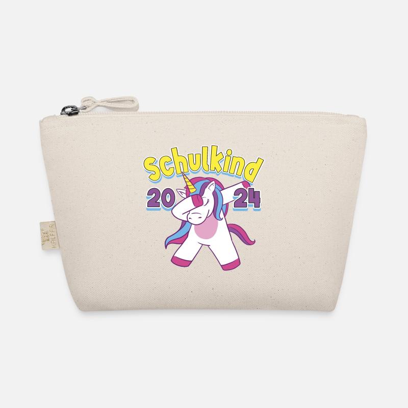 Schulkind 2024 Einhorn Einschulung Schule Schüler Bio-Täschchen