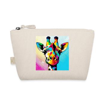 Girafe Pop Art - Trousse biologique - nature - Devant