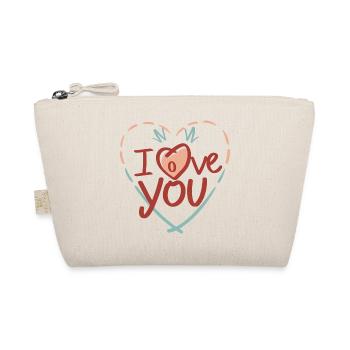 I love you, I love you - Organic Pouch - nature - Front