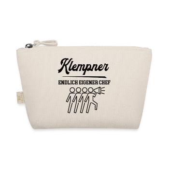 Klempner Chef Selbstständigkeit Klempnerei Meister - Bio-Täschchen - Natur - Vorne