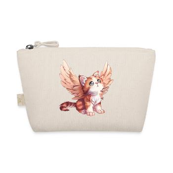 Conception de bande dessinée d’ange chat mignon - Trousse biologique - nature - Devant
