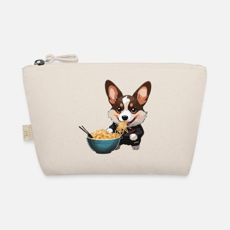Corgi Eating Ramen #2 Organic Pouch