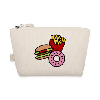 Pommes Burger Donut - Bio-Täschchen - Natur - Vorne