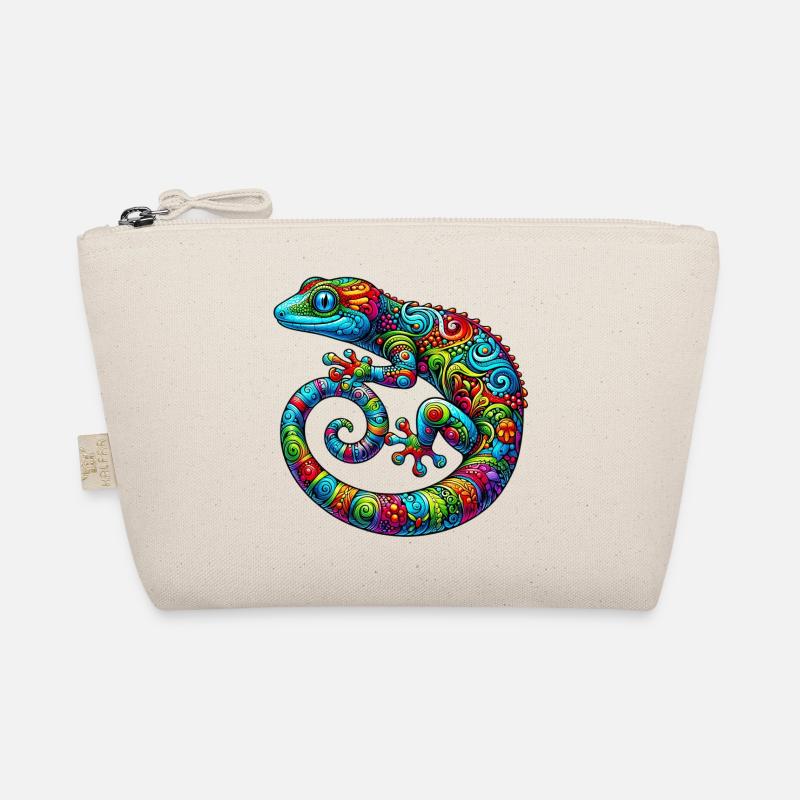 Gecko - Bio-Täschchen - Natur