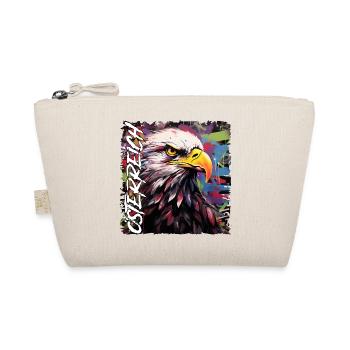Österreich Design mit Adler für Österreicher - Bio-Täschchen - Natur - Vorne