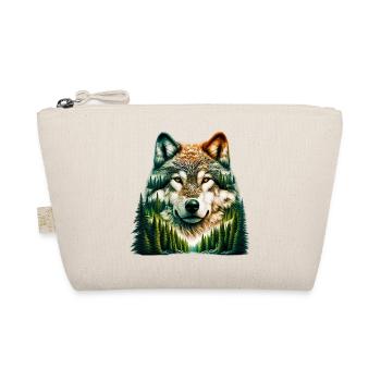 Wolf - Organic Pouch - nature - Front
