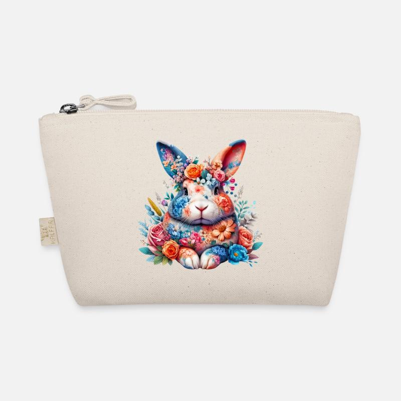 Lapin décoré de fleurs Trousse biologique