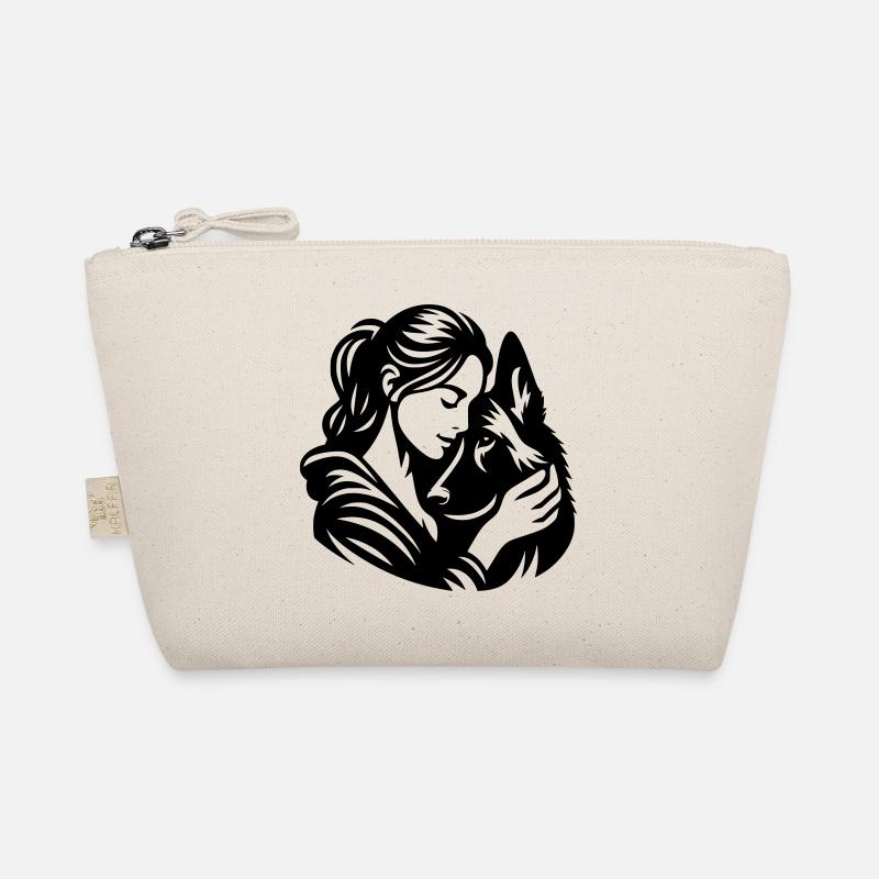 Malinois Mom - dogmom vector design Organic Pouch