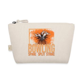 Bowling - Spare - Split - Strike - Bio-Täschchen - Natur - Vorne