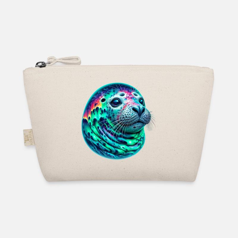 Aurora Borealis Seal Organic Pouch