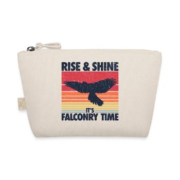 Rise And Shine It's Falconry Time - Bio-Täschchen - Natur - Vorne