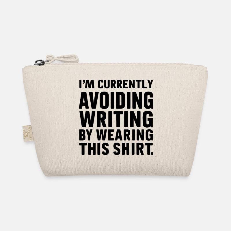 Writing Avoidance: The T-Shirt Confession Organic Pouch