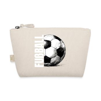 Fußball - Bio-Täschchen - Natur - Vorne