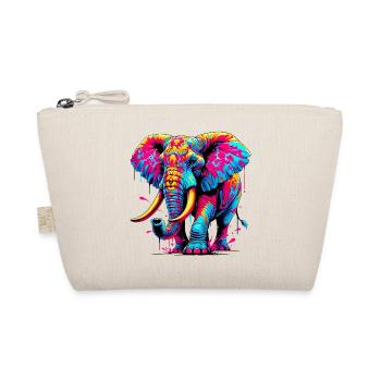 Elefant - Bio-Täschchen - Natur - Vorne