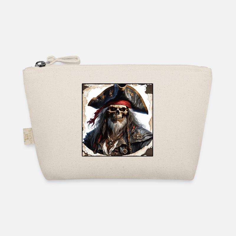 Pirate / Ahoy / Ancre / Capitaine / Crâne / Rhum Trousse biologique