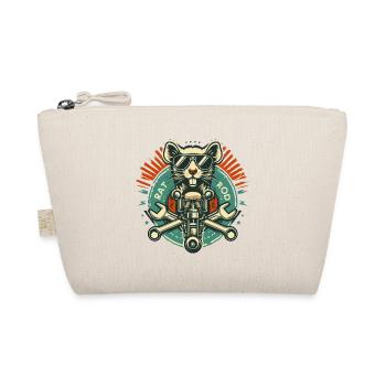 Ratsking Ratlook Shirt – Rustic Custom Style - Organic Pouch - nature - Front