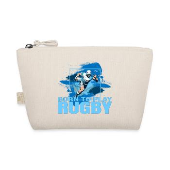 Born to play Rugby - Bio-Täschchen - Natur - Vorne