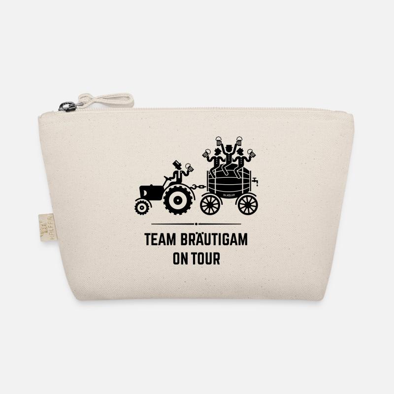 Team Bräutigam On Tour (Trecker Bierfass JGA / B) Bio-Täschchen