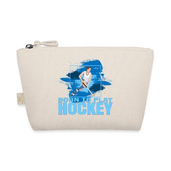 Born to play Hockey - Bio-Täschchen - Natur - Vorne
