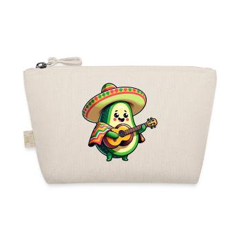 Cinco de Mayo Avocado Mariachi Guitarist - Organic Pouch - nature - Front