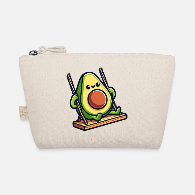 Avocado auf der Schaukel Bio-Täschchen